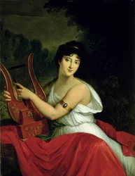 Porträt von Madame de la Pleigne